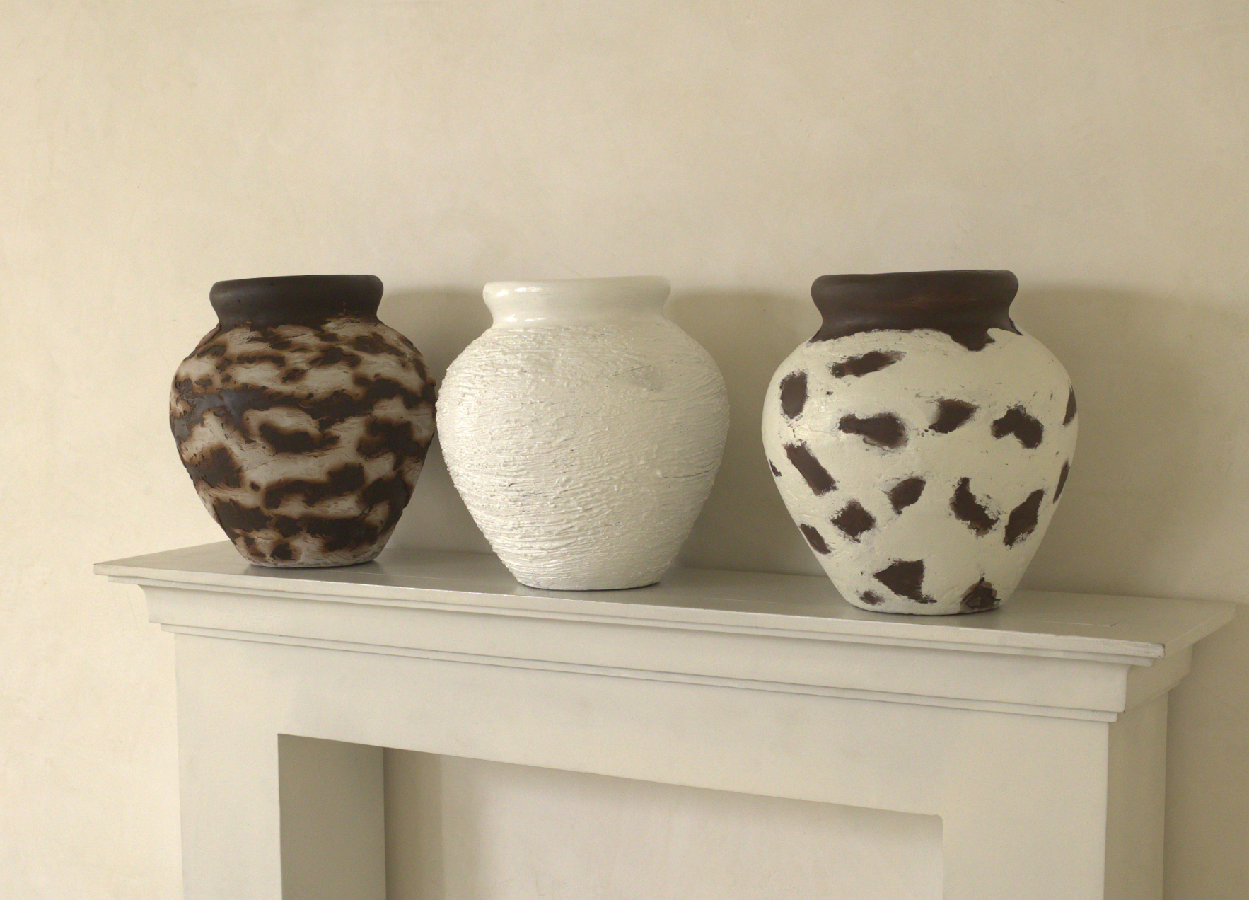 Antique pots styling